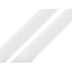 Nylon Adhesive Hook Tape, width 20 mm, White, 25 m