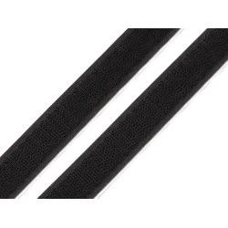 Nylon Adhesive Hook Tape, width 20 mm, black, 25 m