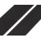 Adhesive Hook Tape, width 50 mm, Black, per metre