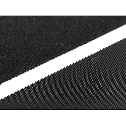 Hook and Loop Fastener Tape Low Profile width 50 mm, black, per metre