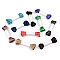 100% Polyester Rattail Satin Cord Ø2mm, bunch per 3m, dark mix, 10 bunch