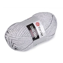Knitting Yarn 250 g Cord Yarn - very light gray - brindle, 1 Buc.