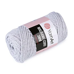 Knitting Yarn Macrame Cord 250 g - very light gray, 1 Buc.