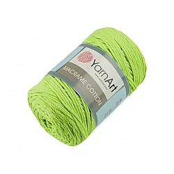 Fir de tricotat / croșetat Macrame Cotton, 250 g - verde deschis