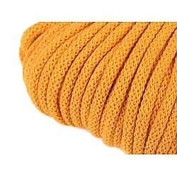 Cord / String Yarn Ø5 mm - orange-yellow, 10 ml.
