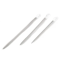 Wool needles 3 pcs pony - Silver (1 Card)