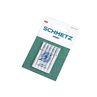 Machine needles jersey associated 70; 80; 90 schmetz on the card - Nickel (1 Card)