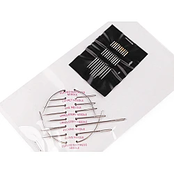 Self threading set of needles - Nickel (1 Card)