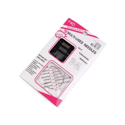 Self threading set of needles - Nickel (1 Card)
