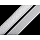 Hook and loop fastener width 25 mm - White (1 Meter)