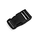 Side release buckle bb with strap adjuster width 25 mm - Black (5 Pairs)