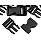 Side release buckle bb with strap adjuster width 25 mm - Black (5 Pairs)