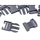 Side release buckle with strap adjuster bb, inner width 30mm - Black (5 Pairs)