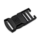Side release buckle with strap adjuster bb, inner width 30mm - Black (5 Pairs)