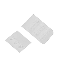 Bra extenders width 40 mm 3 rows - White (12 Pairs)