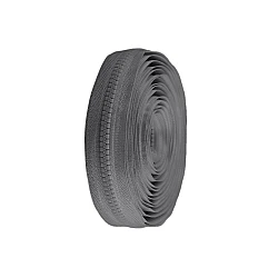 Continuous plastic zipper no 8 - Dark grey (1 Meter)