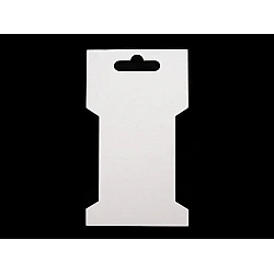Paper card spool 6.6x11.5 cm - White (100 Pieces)