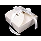 Paper box with ribbon and glitters - As pictured (5 Pieces)