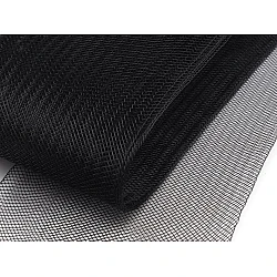 Horsehair braid crinoline width 8 cm - Black (1 Meter)