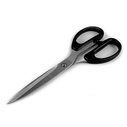 Scissors length 21 cm - Black (1 Piece)