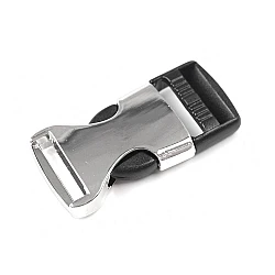 Side release buckle, width 20mm - Black (1 Pair)