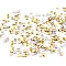 Iron-on hot fix sequins ø 3mm 5g - Gold lt. (1 Bag)
