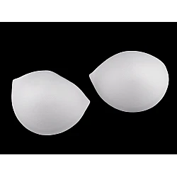 Bra pads for swimsuits / corsets size 36 - White (1 Pair)