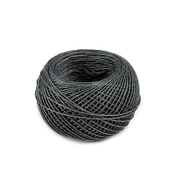 100% linen / flax thread 50 m plastic jar - Gray (10 Pieces)