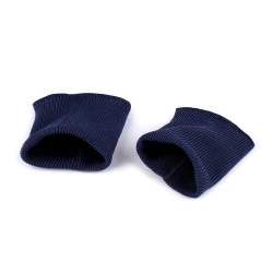 Seamless ribbing / tubular elastic rib knit width 7 cm - Dark blue (1 Pair)