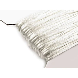 100% polyester rattail satin cord ø2mm - Off white (25 Meters)