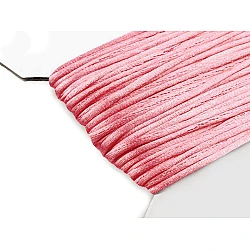 100% polyester rattail satin cord ø2mm - Light pink (25 Meters)