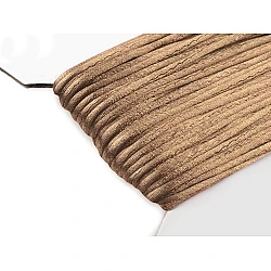 100% polyester rattail satin cord ø2mm - Darkbeige (25 Meters)