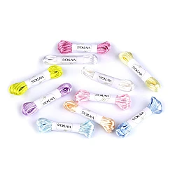100% polyester rattail satin cord ø2mm, bunch per 3m - Light mix (10 Bunches)