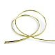 Christmas flat hollow cord with lurex width 2 mm - Gold lt. (1 Piece)