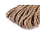 Braided jute string with lurex ø5 mm - Burlap (20 Meters)