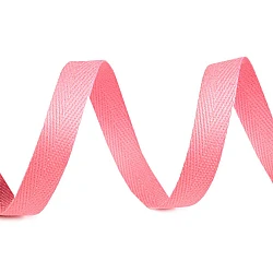 Herringbone twill tape width 10 mm - Light pink (50 Meters)