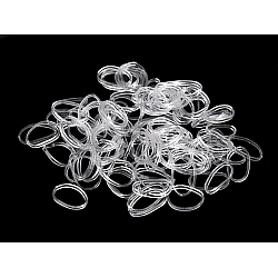Small transparent hair bands - Transparent (1 Bag)