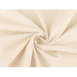 Cotton fabric / canvas single colour - Vanilla (1 Meter)
