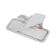 Adhesive textile name tag / label - White (10 Pieces)