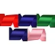Double faced satin ribbon width 50 mm - Blue sapphire (20 Meters)