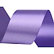 Double faced satin ribbon width 50 mm - Blue sapphire (20 Meters)