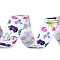 Flower print ribbon 25 mm - Multicolor (1 Meter)