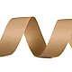Double face satin ribbon width 24 mm matte - Light brown (20 Meters)