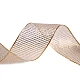 Ribbon with lurex and wire width 40 mm - Gold lt. (25 Meters)