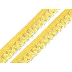 Decorative elastic width 15 mm - Yellow (25 Meters)