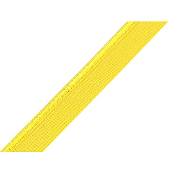 Elastic stretch piping width 11 mm - Yellow (25 Meters)