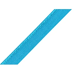 Elastic stretch piping width 11 mm - Azure blue (25 Meters)