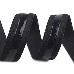 Elastic non-slip band / silicone backed gripper width 20 mm - Black (20 Meters)