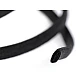 Lingerie bra strap shoulder elastic, filled width 5 mm - White (1 Meter)