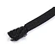 Lingerie bra strap shoulder elastic, filled width 5 mm - White (1 Meter)